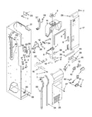 Freezer liner and air flow parts