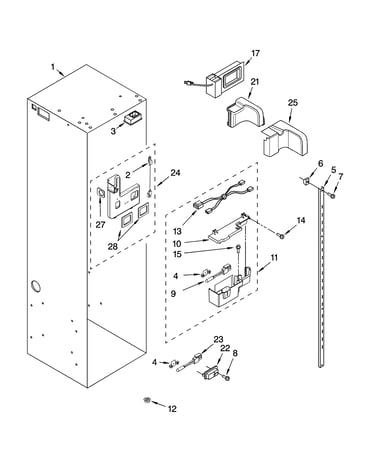 Refrigerator liner parts