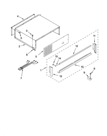 Top grille and unit cover parts