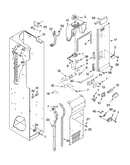 Freezer liner and air flow parts