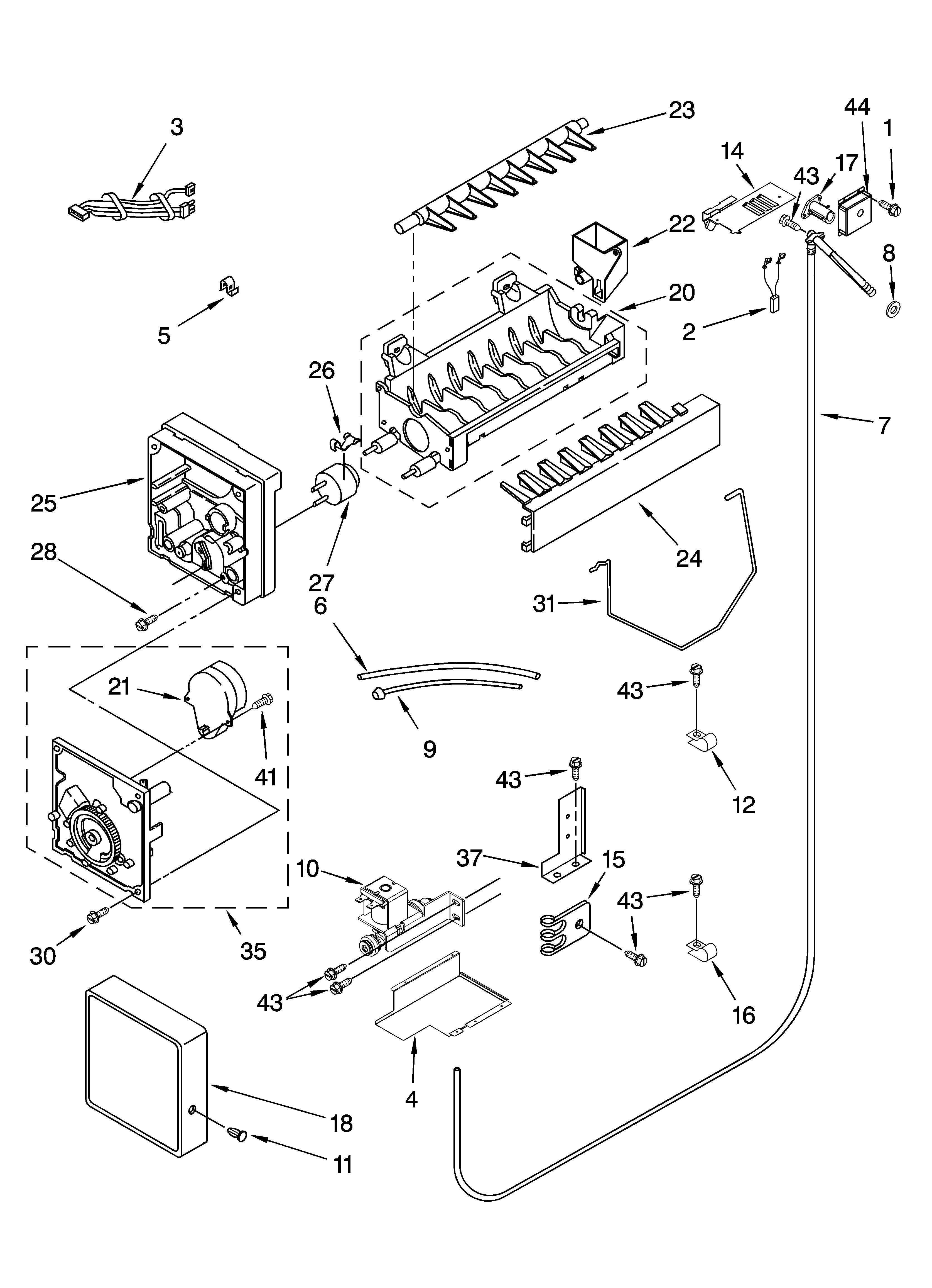 Icemaker parts