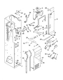 Freezer liner and air flow parts