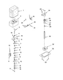 Motor and ice container parts