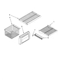 Freezer shelf parts