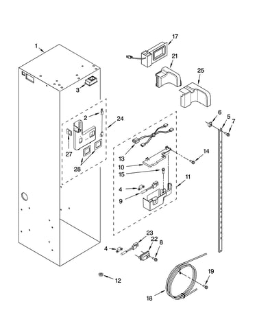 Refrigerator liner parts