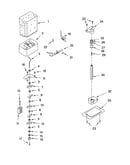 Motor and ice container parts
