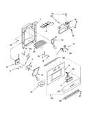 Dispenser and front parts