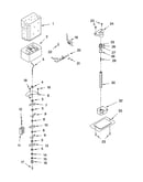 Motor and ice container parts