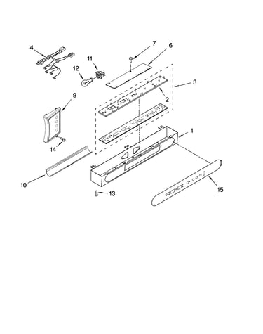 Control panel parts