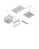 Freezer shelf parts