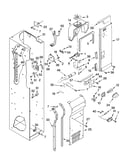 Freezer liner and air flow parts