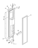 Freezer door parts