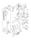 Freezer liner and air flow parts