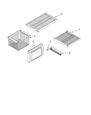 Freezer shelf parts
