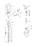Motor and ice container parts