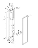 Freezer door parts