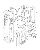 Freezer liner and air flow parts