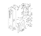 KitchenAid KSSV42FMS02 freezer liner and air flow parts diagram