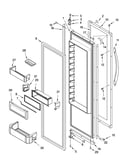 Refrigerator door parts