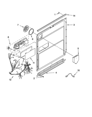 Door and latch parts