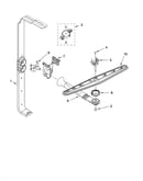 Upper wash and rinse parts