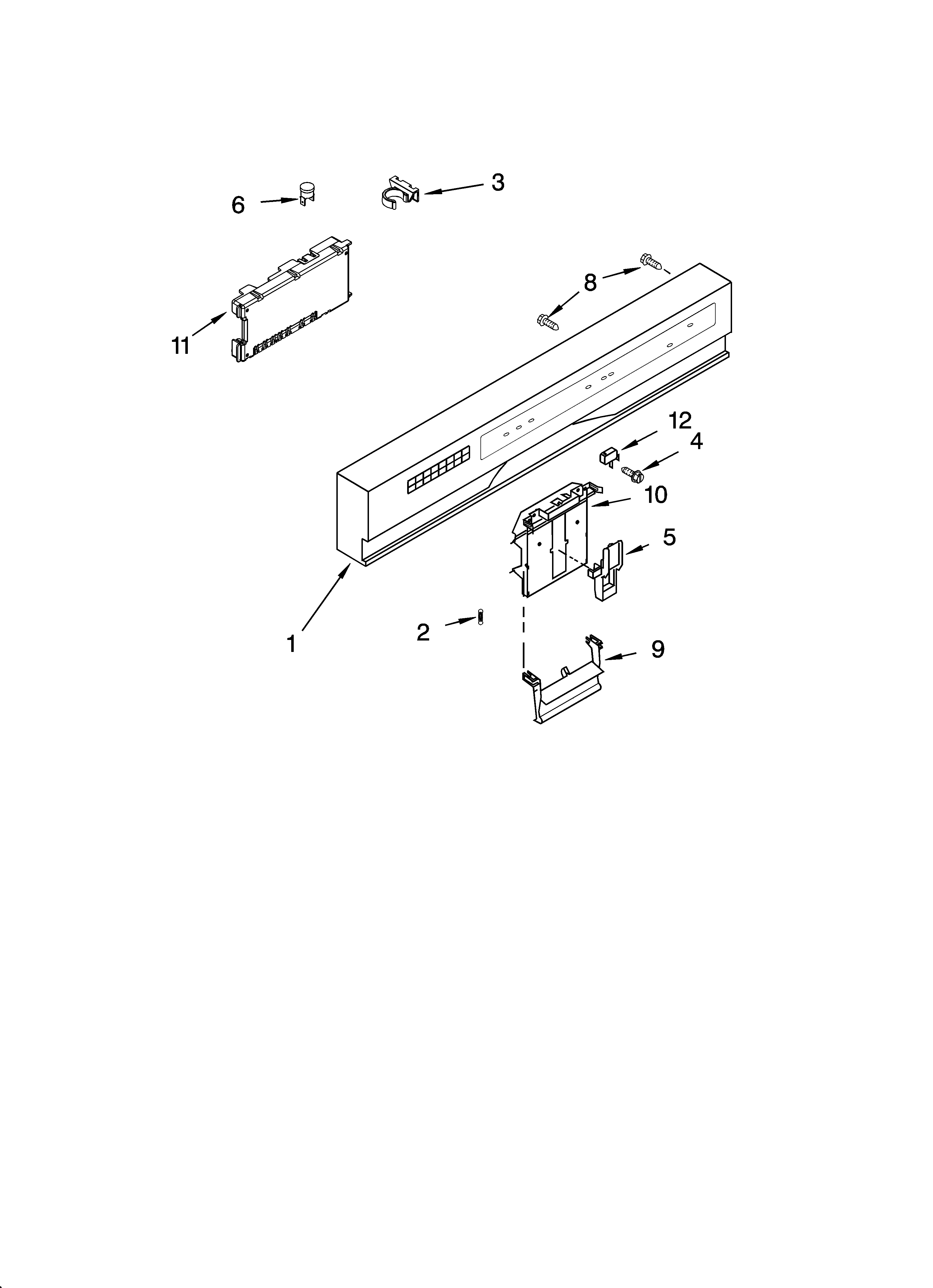 Control panel parts