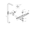 KitchenAid KUDI02IRWH1 upper wash and rinse parts diagram