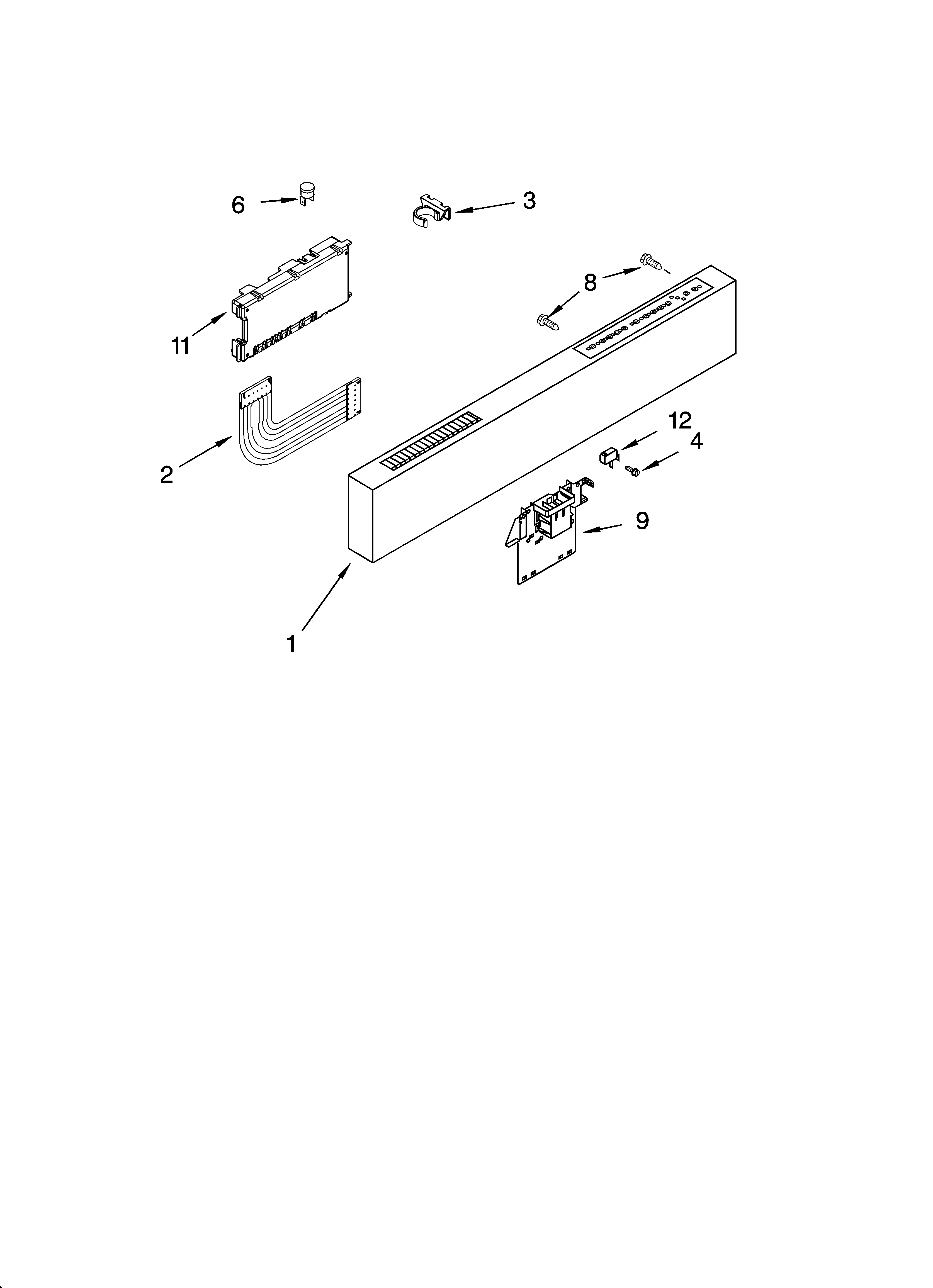 Control panel parts