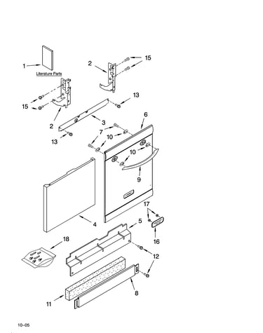 Door and panel parts