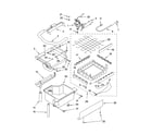 KitchenAid KUIA15NLHS8 evaporator, ice cutter grid and water parts diagram