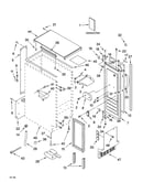 Cabinet liner and door parts