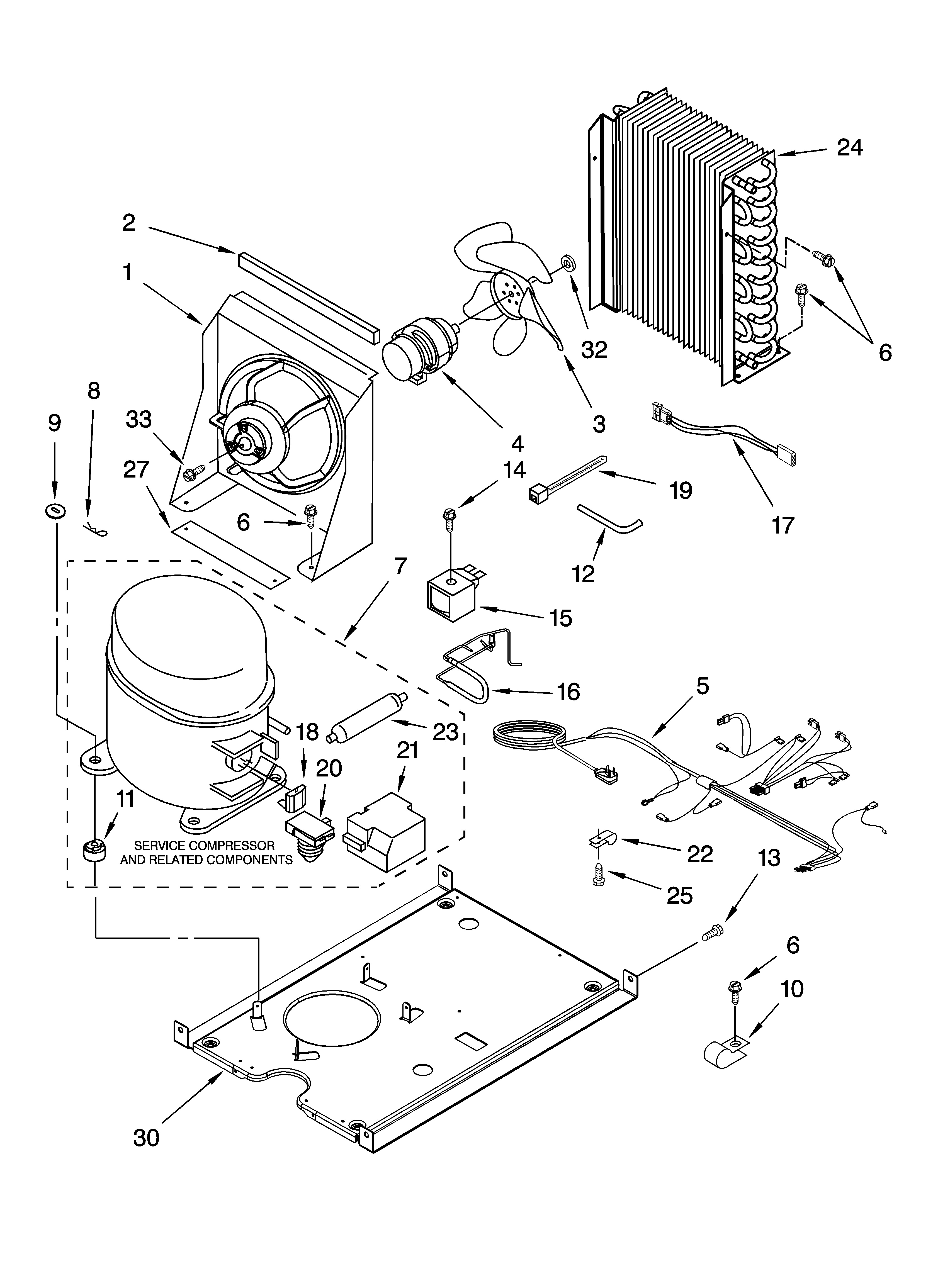 Unit parts, optional parts (not included)