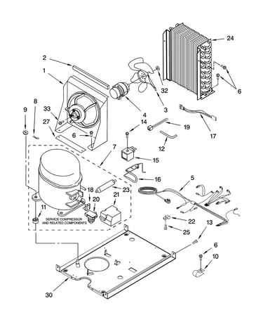 Unit parts, optional parts (not included)