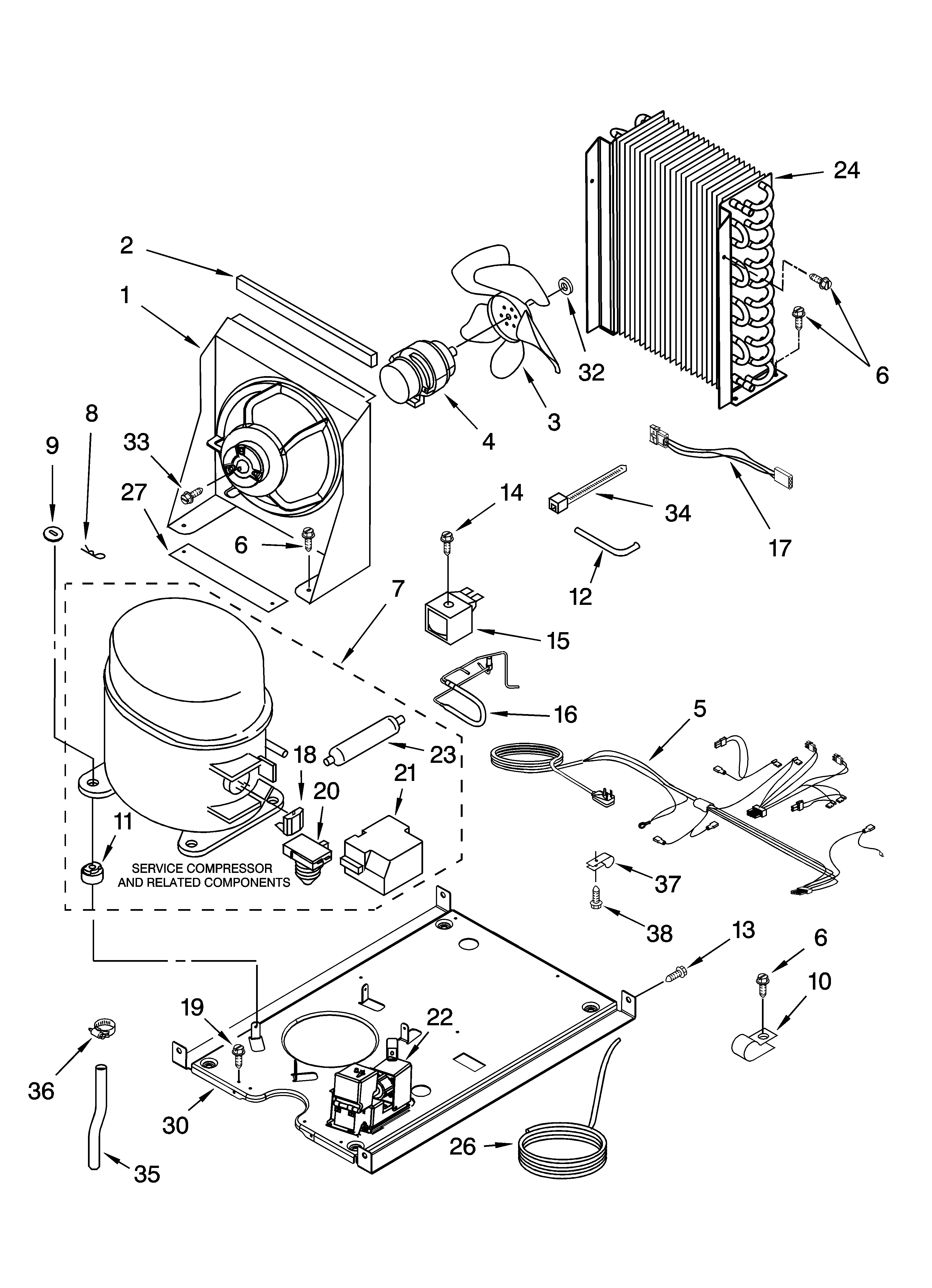 Unit parts, optional parts (not included)