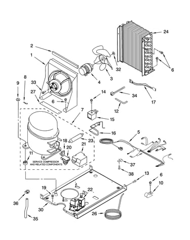 Unit parts, optional parts (not included)