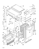 Cabinet liner and door parts