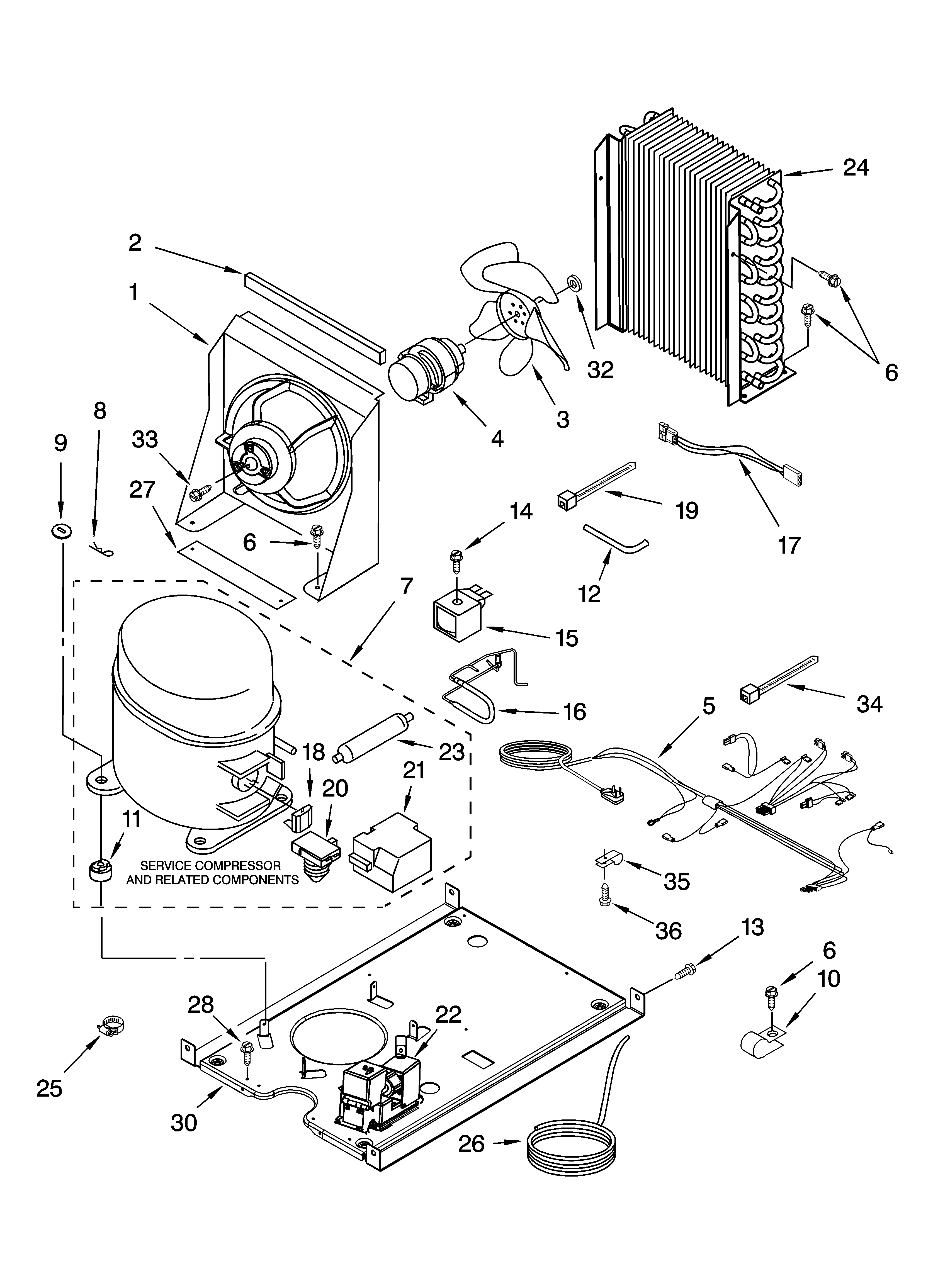 Unit parts, optional parts (not included)