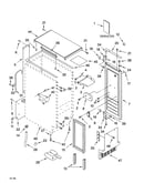 Cabinet liner and door parts