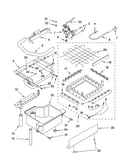 Evaporator, ice cutter grid and water parts