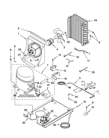 Unit parts, optional parts (not included)