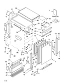 Cabinet liner and door parts