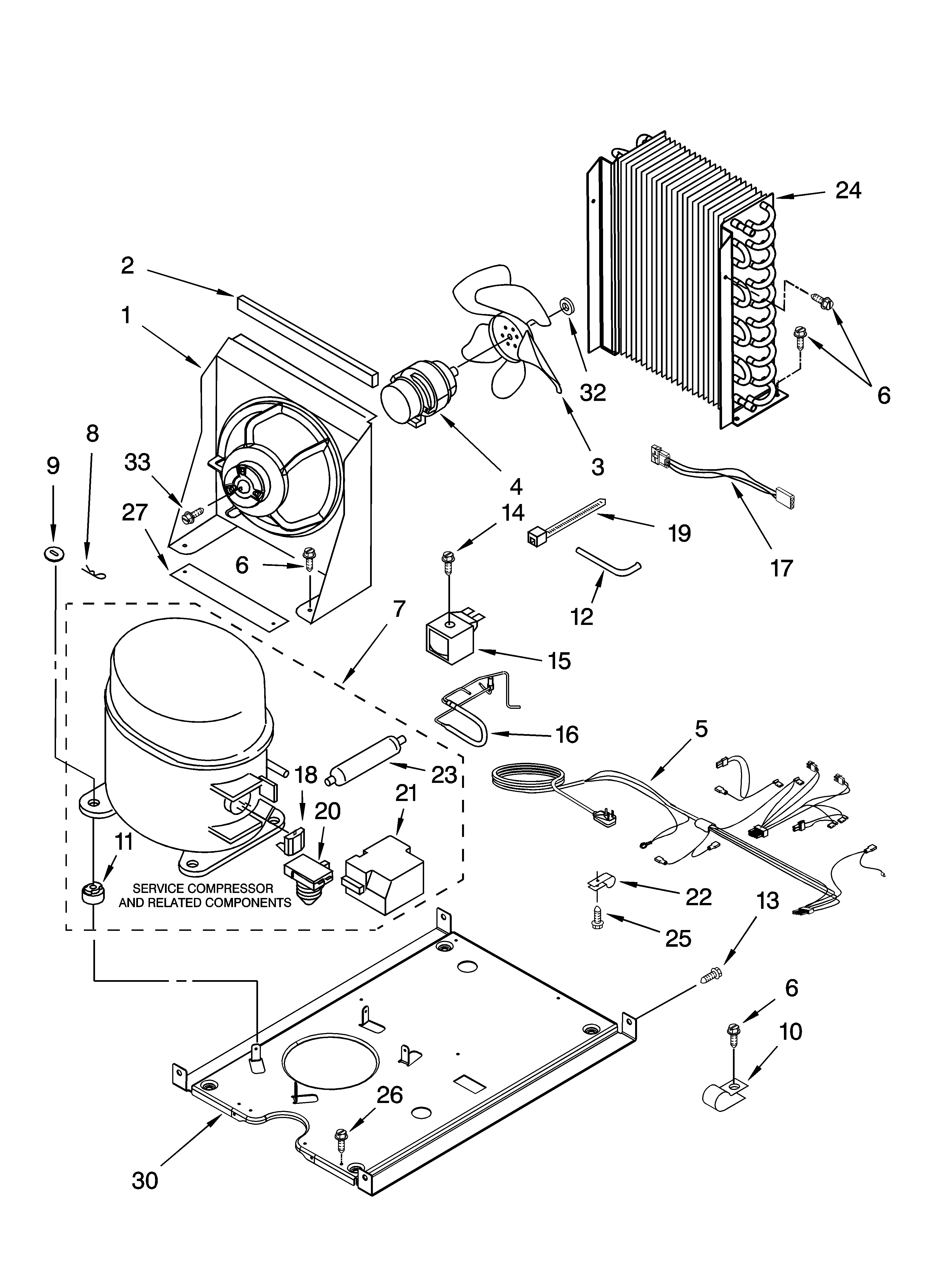 Unit parts, optional parts (not included)