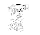 Whirlpool LBR4132PQ2 machine base parts diagram
