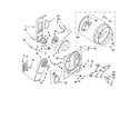 Whirlpool LEB6200PQ1 bulkhead parts, optional parts (not included) diagram