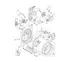 Whirlpool LEN1000PQ1 bulkhead parts, optional parts (not included) diagram