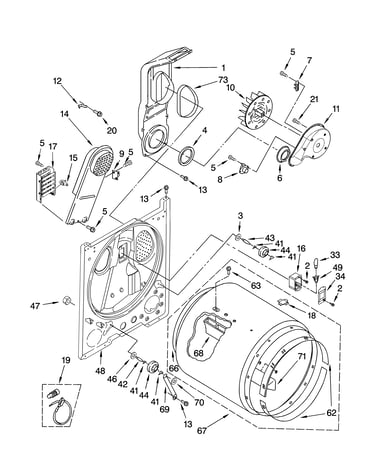 Bulkhead parts, optional parts (not included)