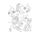 Whirlpool LEQ9508PW1 bulkhead parts, optional parts (not included) diagram
