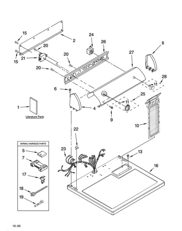 Top and console parts