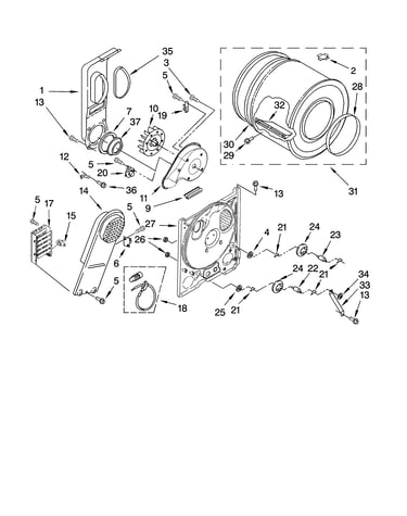 Bulkhead parts, optional parts (not included)