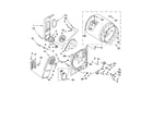 Whirlpool LER5636PQ1 bulkhead parts, optional parts (not included) diagram
